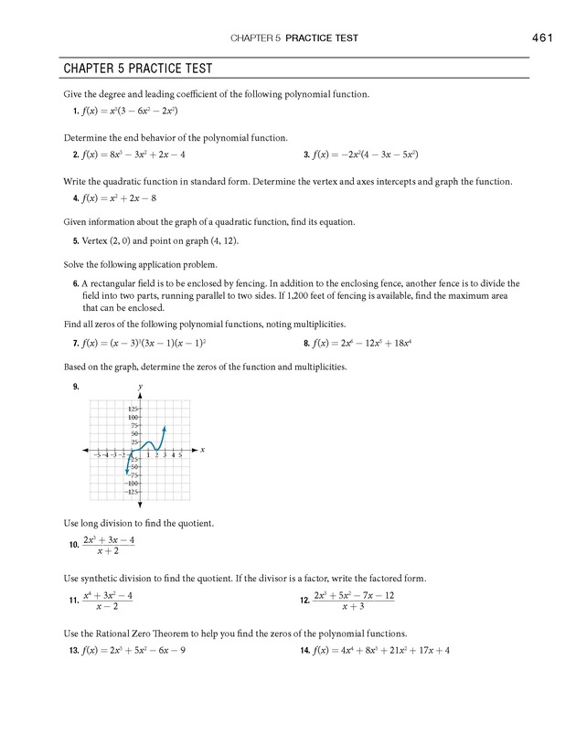 Algebra and Trigonometry - Front Matter 479